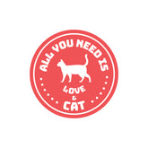Love & Cat Witty Sticker