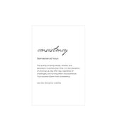 Consistency Quote Wall Decor Witty Poster