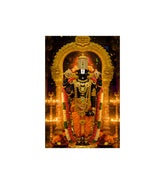 Tirupati Balaji Wall Decor Devotional Poster