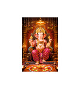 Ganesh Ji (Ganpati Bappa) Wall Decor Devotional Poster