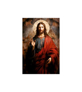 Jesus Christ Wall Decor Devotional Poster