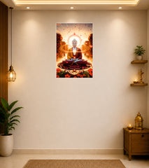Gautam Buddha Wall Decor Devotional Poster