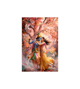 Radha Krishna Wall Decor Devotional Poster