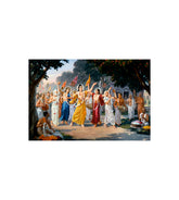 The Pancha Tattva Kirtan Wall Decor Devotional Poster