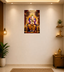 Ganesh Ji (Ganpati Bappa) Wall Decor Devotional Poster