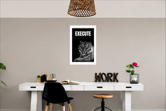 Execute Wall Decor Witty Poster