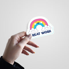 Great Work Witty Sticker