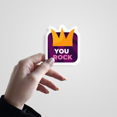You Rock Witty Sticker