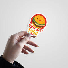 Burger Point Witty Sticker