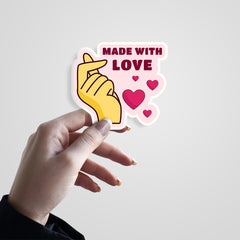Made With Love Witty Sticker
