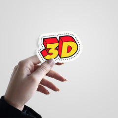 3D Witty Sticker
