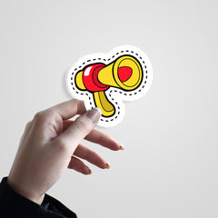 Announcement Speaker Witty Sticker