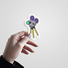 Movie Camera Witty Sticker