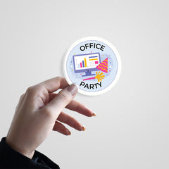 Office Party Witty Sticker