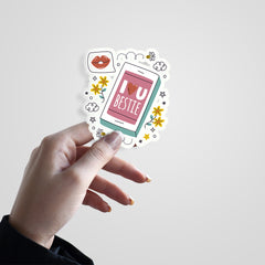I Love You Bestie Witty Sticker