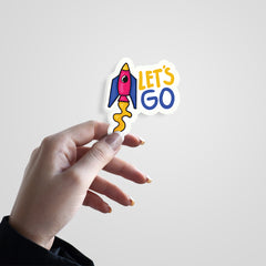 Let's Go Witty Sticker