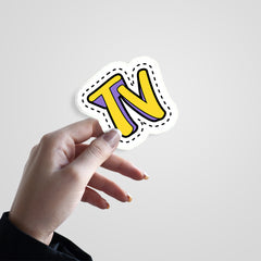 TV Text Witty Sticker