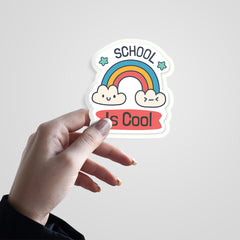 School is Cool Witty Sticker