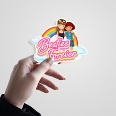 Besties Forever Witty Sticker