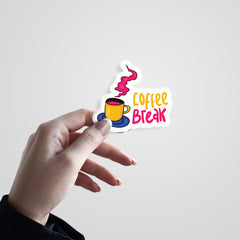 Coffee Break Witty Sticker