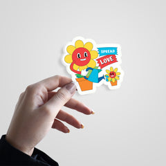 Spread Love Witty Sticker