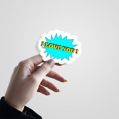 I Love You Witty Sticker
