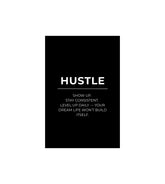 Hustle Quote Wall Decor Witty Poster
