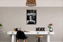Hustle Wall Decor Witty Poster