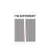 I Am Different Wall Decor Witty Poster