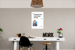 Mark Zuckerberg Wall Decor Witty Poster