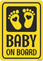 Baby on Board Premium A4 Size Vinyl Stickers