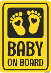 Baby on Board Premium A4 Size Vinyl Stickers
