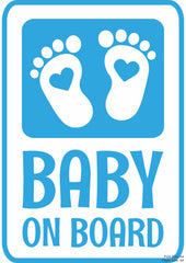 Baby on Board Premium A4 Size Vinyl Stickers
