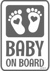 Baby on Board Premium A4 Size Vinyl Stickers