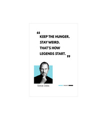 Steve Jobs Quote Wall Decor Witty Poster