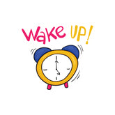 Wake UP! Witty Sticker