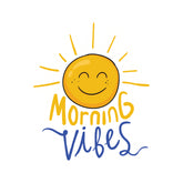 Morning Vibes Witty Sticker