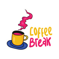 Coffee Break Witty Sticker