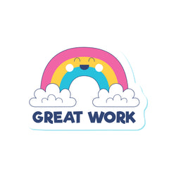 Great Work Witty Sticker