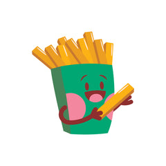French Fry Witty Sticker