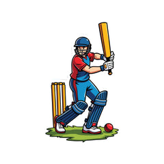 Batsman Witty Sticker