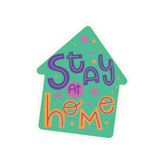 Stay at Home Witty Sticker
