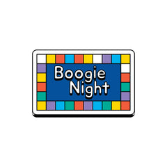 Boogie Night Witty Sticker