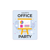 Happy Office Party Witty Sticker
