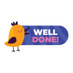 Well Done Witty Sticker