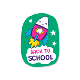 Back to School (Rocket) Witty Sticker