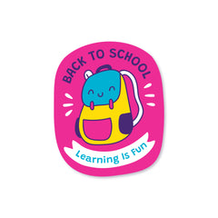 Back to School (Learning is Fun) Witty Sticker