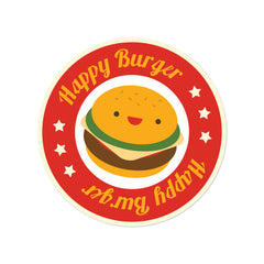 Happy Burger Witty Sticker
