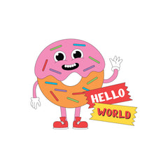 Hello World Witty Sticker