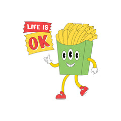 Life is OK Witty Sticker